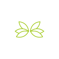 Leaf graphic design template vector isolated illustration