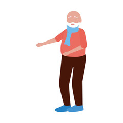 Grandfather cartoon vector design