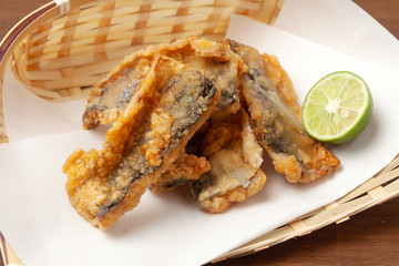 秋刀魚の竜田揚げ