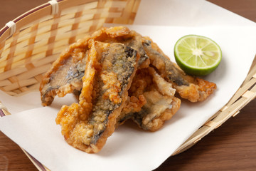 秋刀魚の竜田揚げ