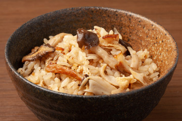 きのこの炊き込みご飯
