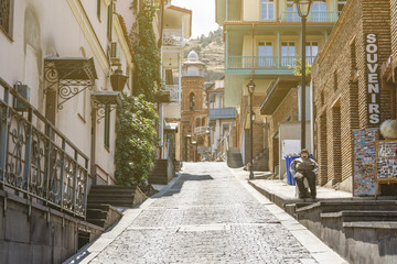 Streets of the old city, Tbilisi or Tiflis, Georgia