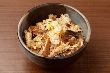 秋刀魚の炊き込みご飯