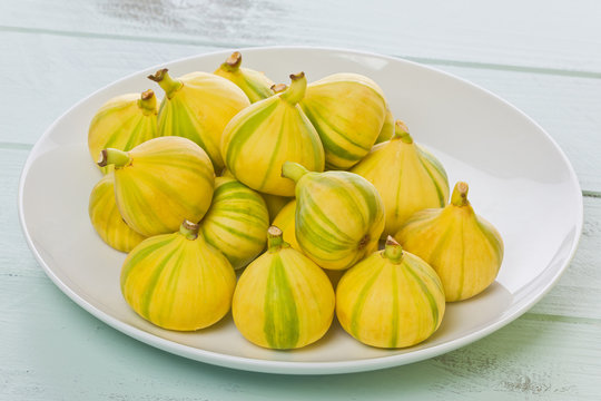 Plate of Tiger Striped Figs