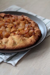 tarte aux pommes rustique
