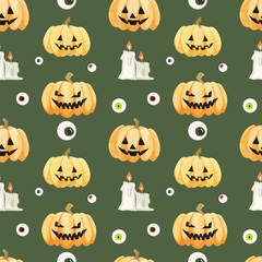 digital paper halloween, a seamless pattern that is great for wrapping gifts or decorating cards and invitations