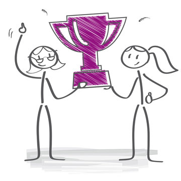 Frauen gewinnen Pokal