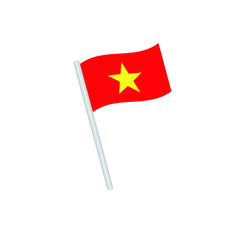 Vietnam  flag. Simple vector Vietnam  flag
