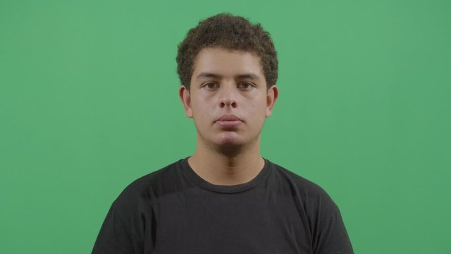 Facial Expression Of A Young Boy Pouting