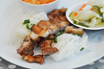 noodle ,vietnamese noodles or plain vietnamese noodles