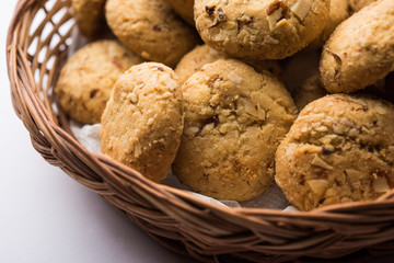 Nan khatai or Nankhatai is an authentic Indian sweet and savory eggless cookie loaded with dry fruits 