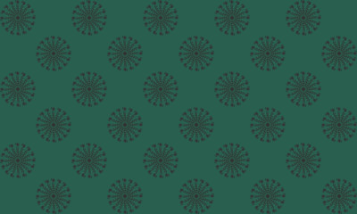 Circle Shapes Unique Pattern Background