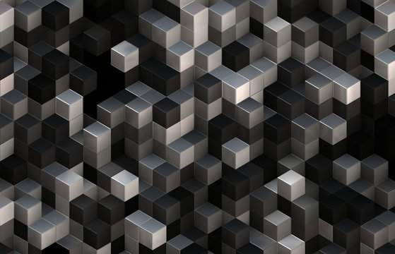 dark cubes blocks squares decor background © Photo&Graphic Stock