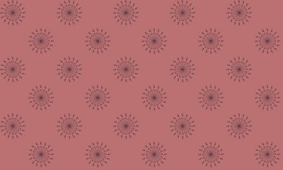Flower Shape Pattern Background