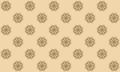 Flower Shape Pattern Background