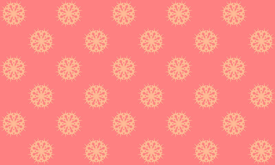 Flower Shape Pattern Background