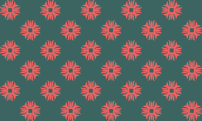 A floral sari pattern with dark background