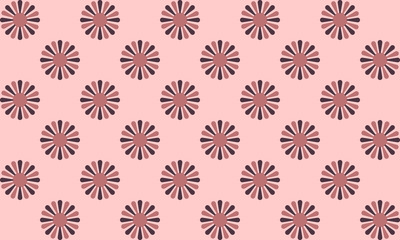 Cute flower floral pattern background  