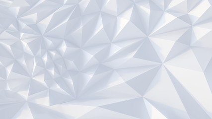 White backround. Abstract Illustration. Parametric Low poly triangle