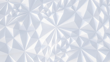 White backround. Abstract Illustration. Parametric Low poly triangle