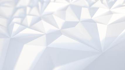 Obraz premium White backround. Abstract Illustration. Parametric Low poly triangle