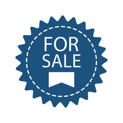 For Sale Label, Sticker Vector Isolated