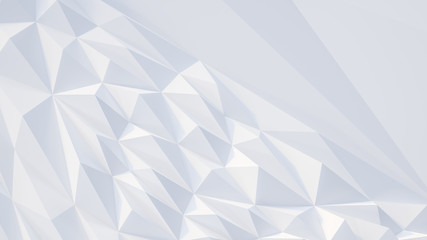 White backround. Abstract Illustration. Parametric Low poly triangle