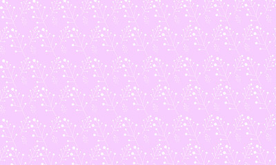 Seamless pattern with cute small flower