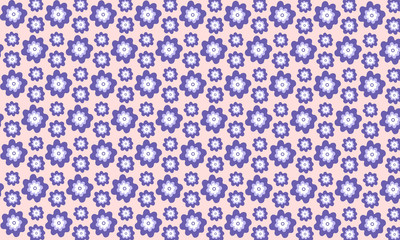 Colorful Flowers pattern background