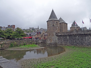 Fototapeta premium Bretagne, château de Fougères 