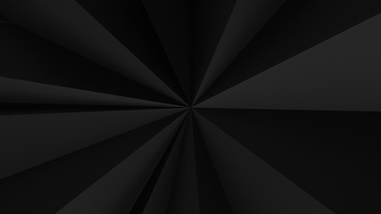 Black abstract backround. Low poly