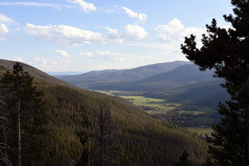 landscape in the mountains