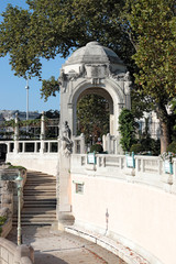 Fototapeta premium Stadtpark in Vienna Austria summer season