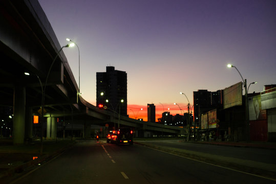 sunset silhuet