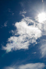 Céu azul de Minas Gerais Brasil