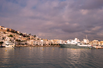 The Mediterranean sea from Island Ibiza