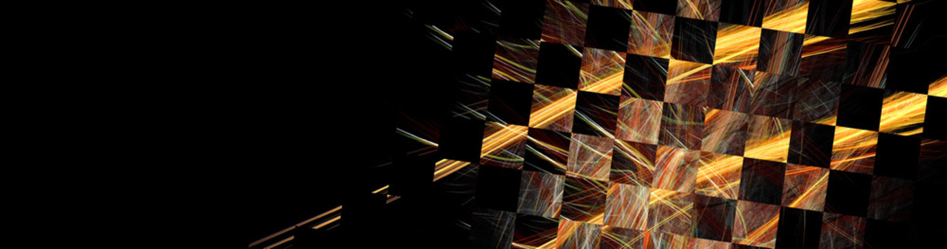 checkered abstract background in racing style. Texture consists of passages of shimmering colors