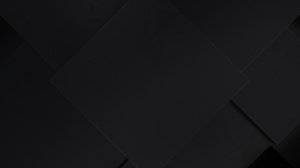 Abstract black cubes background. Concept data technolog