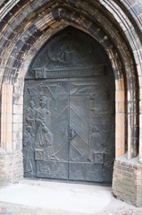 a old church from the german destroyed are  refurbished