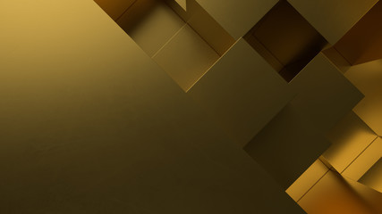 Hi-tech abstract gold  background.