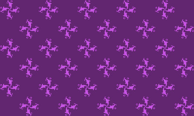 Ethnic Swastica Pattern Background