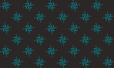 Simple flower floral pattern 