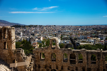 Fototapeta na wymiar Athenian landscape