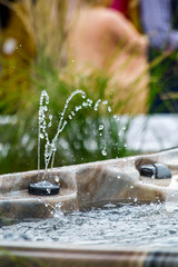 a decorative artificial fontaine