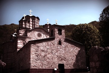 a Christian Orthodox monastery built in the fourteenth century