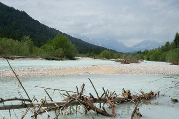 Isar bei Vorderriß, Bayern