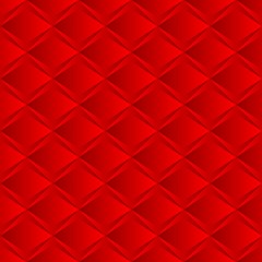Fototapeta na wymiar red background with 3D geometric shape, seamless pattern