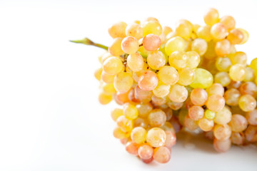 Bunch of grape on a white background