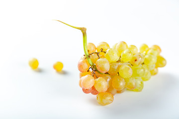 Bunch of grape on a white background