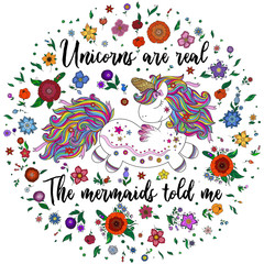 Unicorns are real. The mermaids told me.